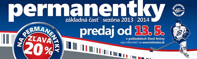 HC Kosice permanentky 2014