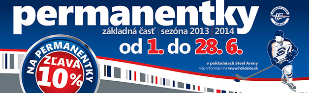 HC Kosice permanentky 2014