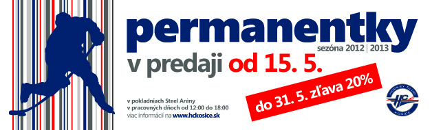HC Kosice permanentky 2013